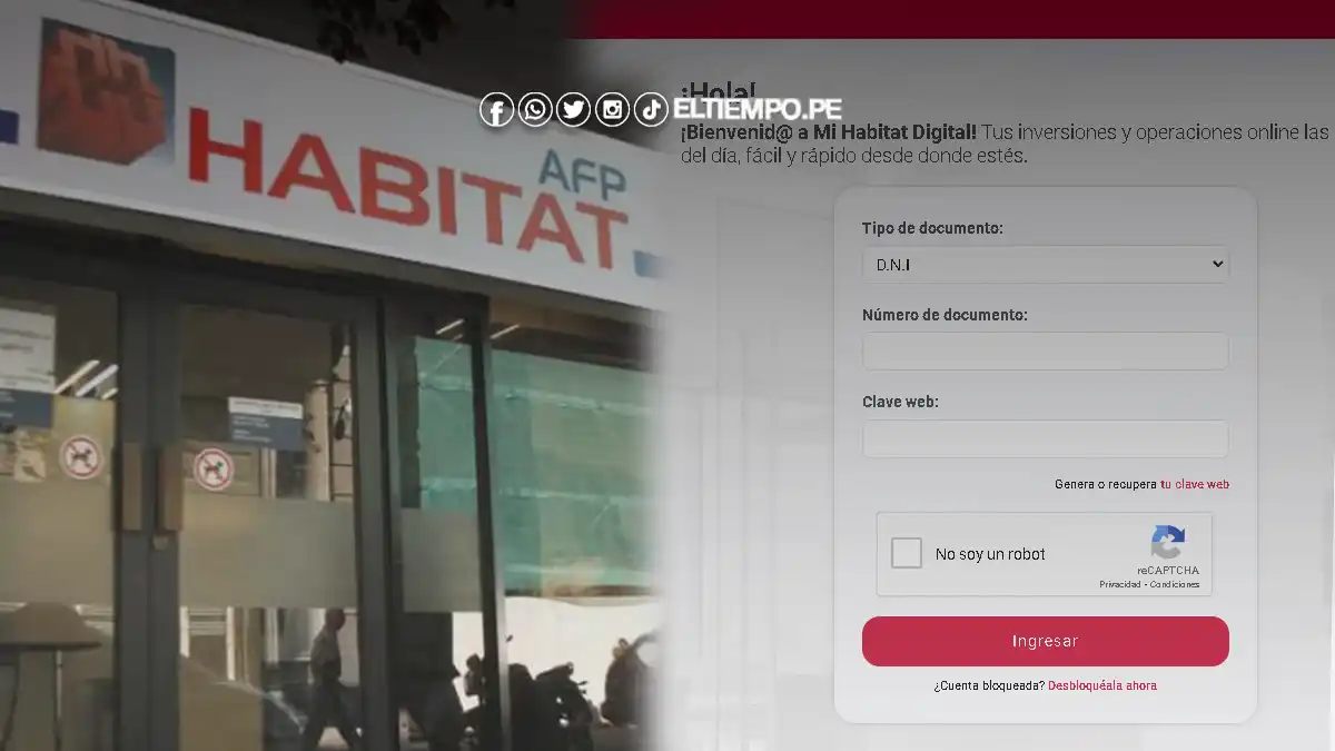 ¿Cómo crear mi clave web Habitat para el retiro AFP 2024? VIDEO