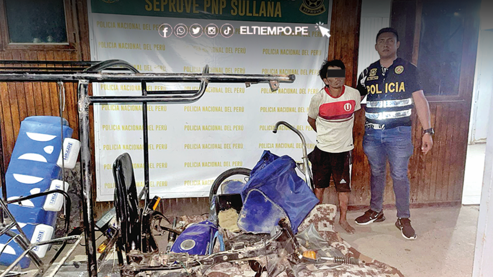 Golpean-a-policia-para-defender-a-ladron-en-Sullana