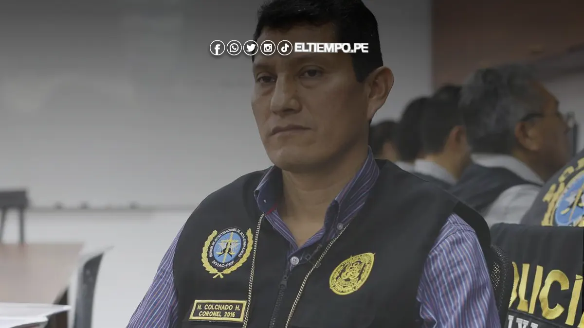 Harvey Colchado fue separado temporalmente de la jefatura de la Diviac