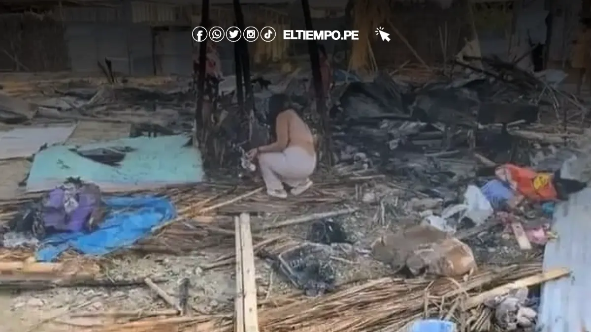 Incendio arrasa con tres viviendas en Sullana