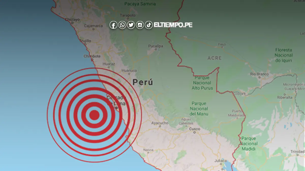 Un sismo de magnitud 4.8 sacudió a Lima