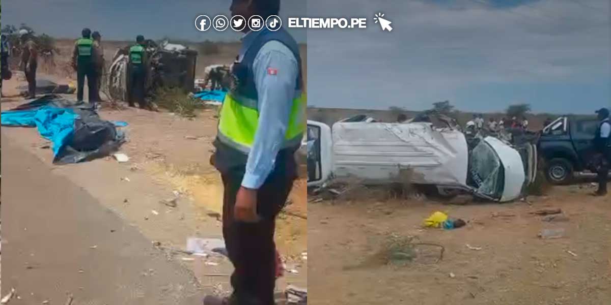 Piura: terrible accidente en carretera Paita – Sullana deja a 8 fallecidos