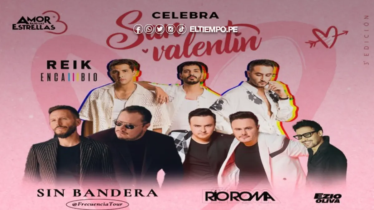 Conciertos 14 de febrero 2024 en Perú: Estos son los principales eventos para disfrutar en pareja