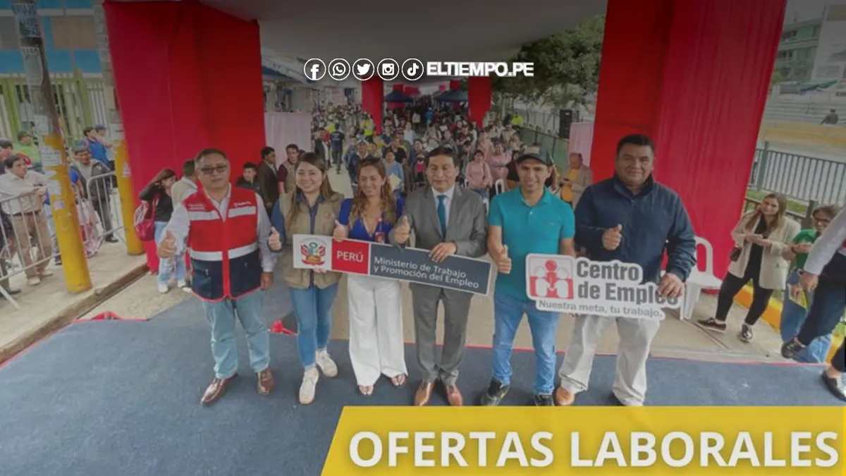 Mira la convocatoria de trabajo abril 2024 ¡Los sueldos que van desde los 1300 hasta 12 mil soles!