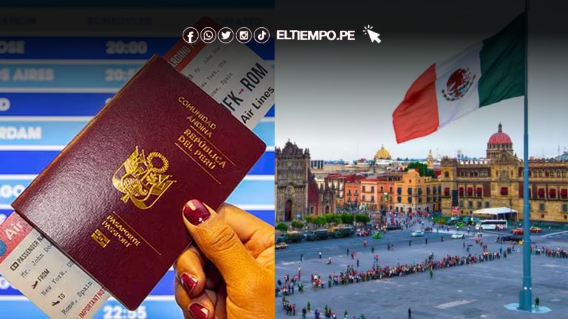 México aclara que exigencia de visa a peruanos es temporal