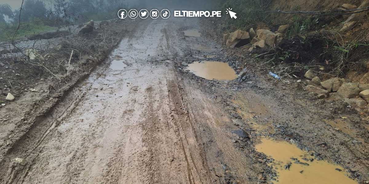 Piura: Advierten deficiencias en actividad de emergencia en la vía Canchaque – Huancabamba