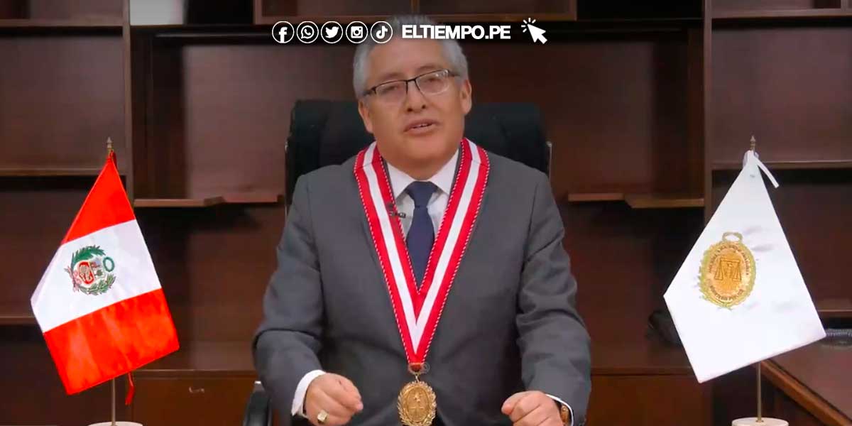 Presentan denuncia constitucional contra Juan Carlos Villena, fiscal de la Nación