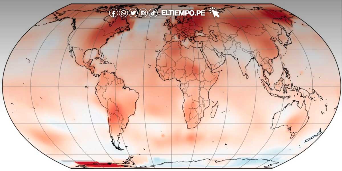 NASA: Marzo de 2024 fue el décimo mes consecutivo con altas temperaturas