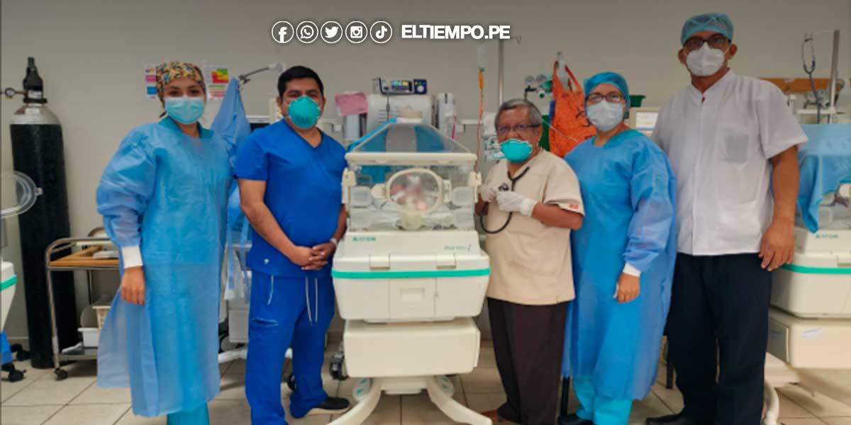 Piura: salvan la vida de bebé prematura con malformación intestinal compleja