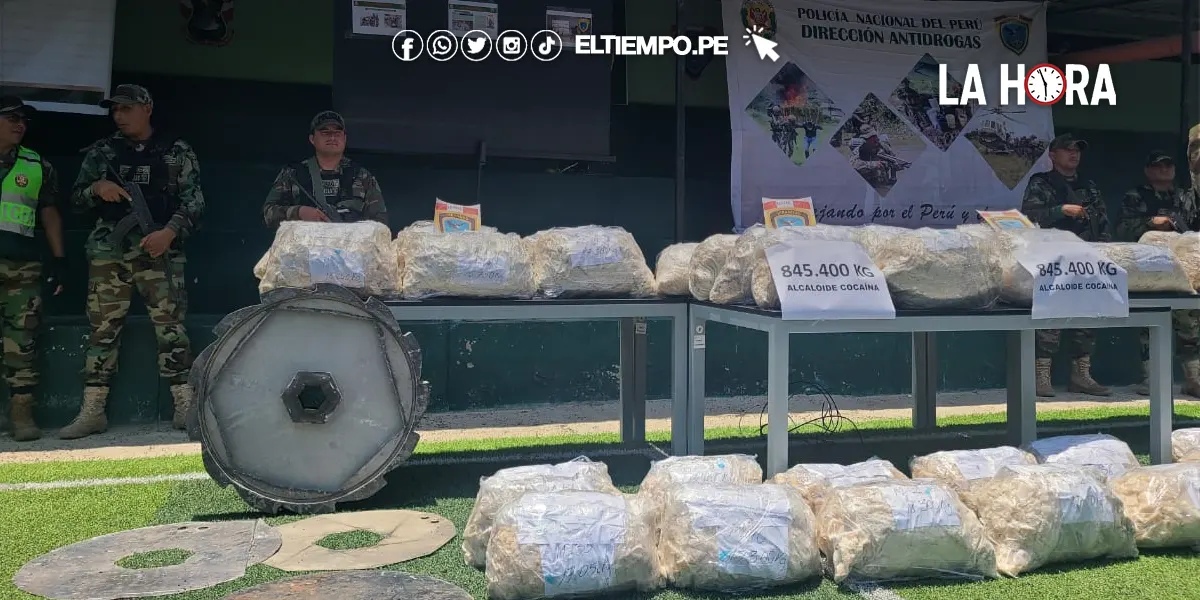 PNP frustra envío de droga a Alemania: más de 840 kilos incautados en puerto de Paita