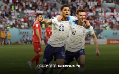 Inglaterra golea 6-2 a Irán en su debut en Qatar