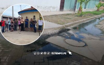 Vecinos de cuatro urbanizaciones viven entre el colapso de desagües y contaminación del agua potable