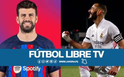 LINK de FÚTBOL LIBRE TV Real Madrid vs Barcelona EN VIVO, Online y GRATIS por Internet
