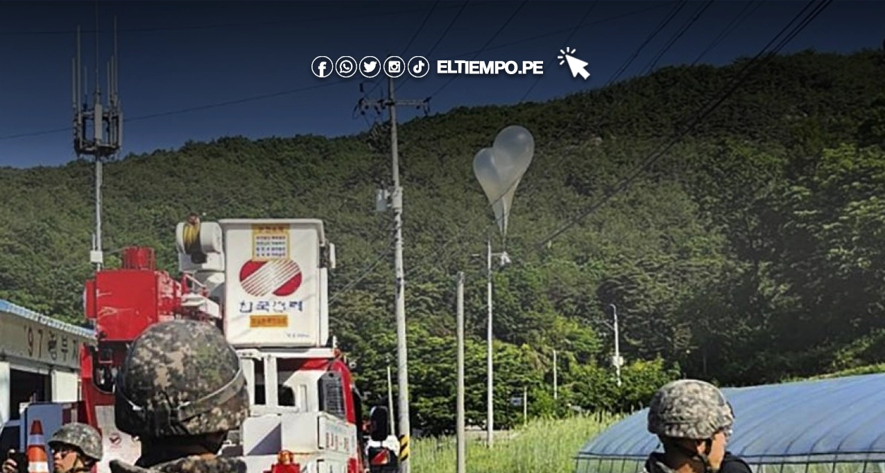 Corea del Norte reanuda el lanzamiento de globos llenos de desechos hacia el Sur Corea del Norte reanuda el lanzamiento de globos llenos de desechos hacia el Sur