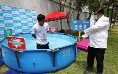 Otitis: Especialistas advierten infección en aguas estancadas de piscinas inflables