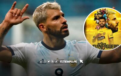El «Kun» Agüero jugará en la Noche Amarilla del Barcelona de Ecuador