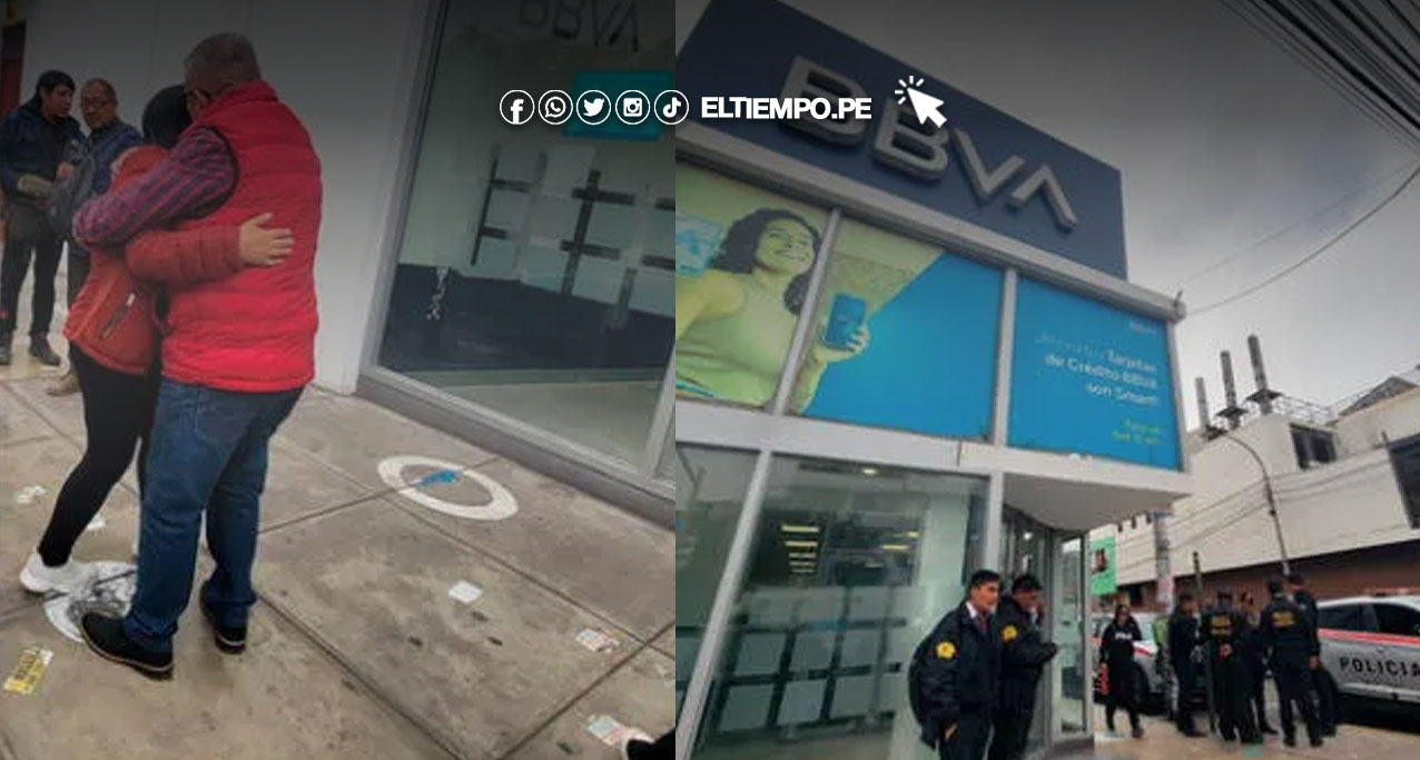 Asalto en banco: Delincuentes se hacen pasar por policías y roban más de S/ 40.000 en Los Olivos Asalto en banco: Delincuentes se hacen pasar por policías y roban más de S/ 40.000 en Los Olivos