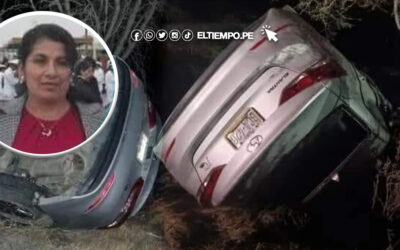 Piura: Madre fallece en volcadura de automóvil mientras viajaba con sus hijos