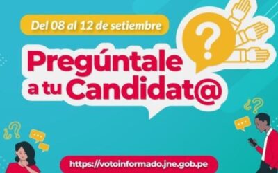 JNE lanza campaña “Pregúntale a tu candidat@”