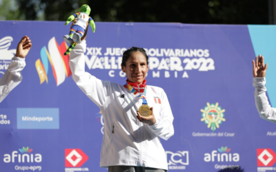 Gladys Tejeda ganó medalla de oro en los Juegos Bolivarianos Valledupar 2022