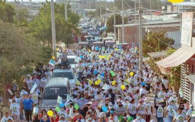 Candidatos aceleran las caminatas y caravanas