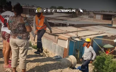 Rompen dique del Chira Piura para evacuar aguas servidas al río