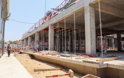 Construcción del Hospital Los Algarrobos presenta un avance del 18%