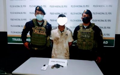 Castilla: capturan a adolescente que asaltaba con arma de fuego