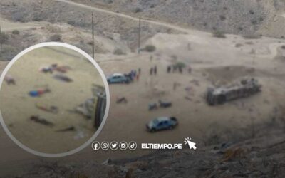 Talara: accidente automovilístico en vía Los Órganos -Tumbes deja más de 20 muertos