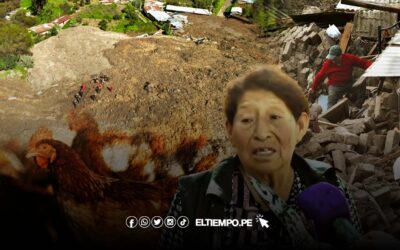 Huaral: adulta mayor vende sus gallinas tras perder su vivienda en alud