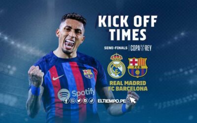 Clásico 2023 Real Madrid vs Barcelona: canales para ver en Perú online y streaming