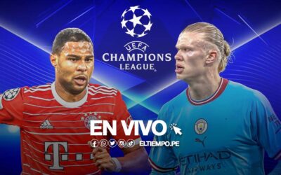Fútbol Libre TV Bayern vs Manchester City EN VIVO por Champions League 2022-2023