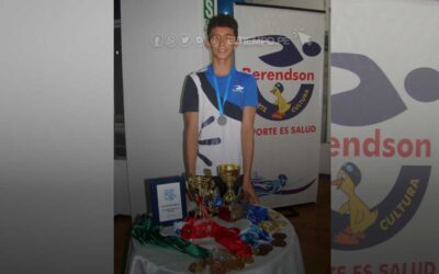 Carlos Diaz, un talento que a sus doce años llega a Piura con cinco medallas en natación