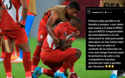 Advíncula renuncia la selección por redes y elimina publicación minutos después