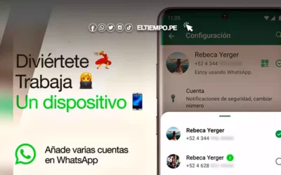 ¡Trucazo! Conoce como utilizar dos cuentas de WhatsApp en un solo dispositivo sin apps externas