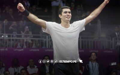 Peruano Diego Elías será oficialmente el número 1 del squash mundial
