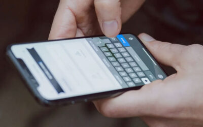 Cuida tus dedos al escribir en el celular