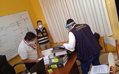 Fiscalía realiza incautación en el Gobierno Regional
