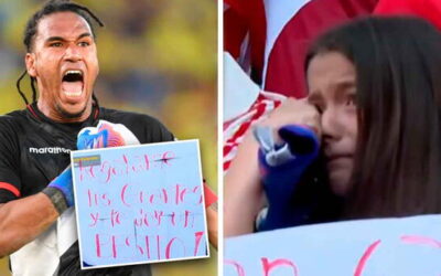 Perú vs Nueva Zelanda: Gallese le regaló sus guantes a niña y lloró