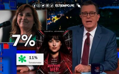 Comediante estadounidense de burla de Dina Boluarte por sus cirugías y baja su popularidad