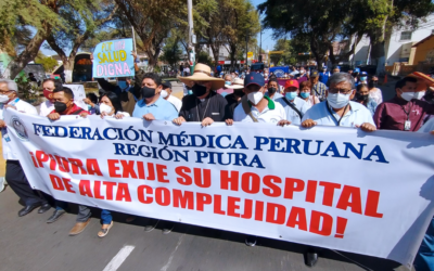 Piura: dirigentes viajarán a Lima para protestar por el Hospital de Alta Complejidad