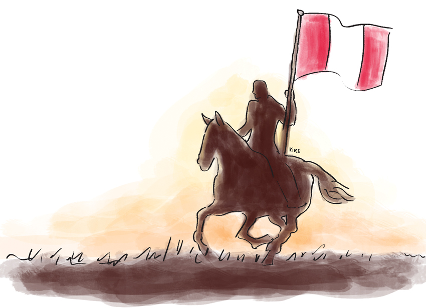 independencia-peru-dibujo