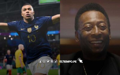 Pelé a Mbappé: «Estoy feliz de verte romper otro de mis récords en esta Copa»