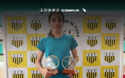 Micaela Ponce se corona con el título del Torneo Nacional Juvenil de Squash categoría Sub-15