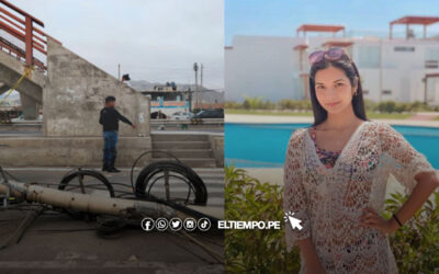 Joven anfitriona fallece al caerle un poste cuando esperaba transporte