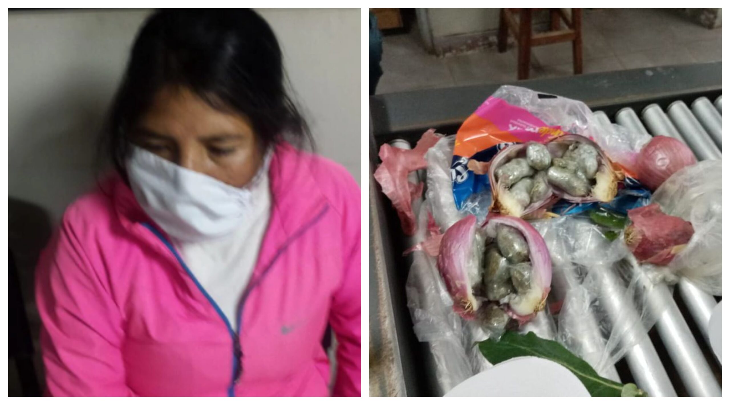 mujer-camufla-droga-en-cebollas-y-eucalipto-para-su-hermano-con-covid