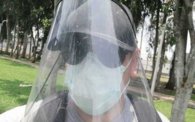 Minsa recomienda el uso de lentes con filtros de protección UV con el escudo facial