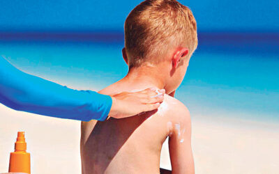 Protege a tus niños de la quemadura de sol