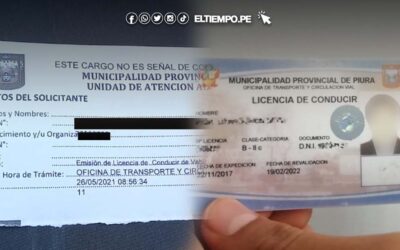 Municipalidad de Piura suspende emisión de licencias de conducir