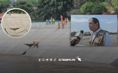 Losas de defensas ribereñas del río Piura colapsan a menos de 5 meses de inauguradas